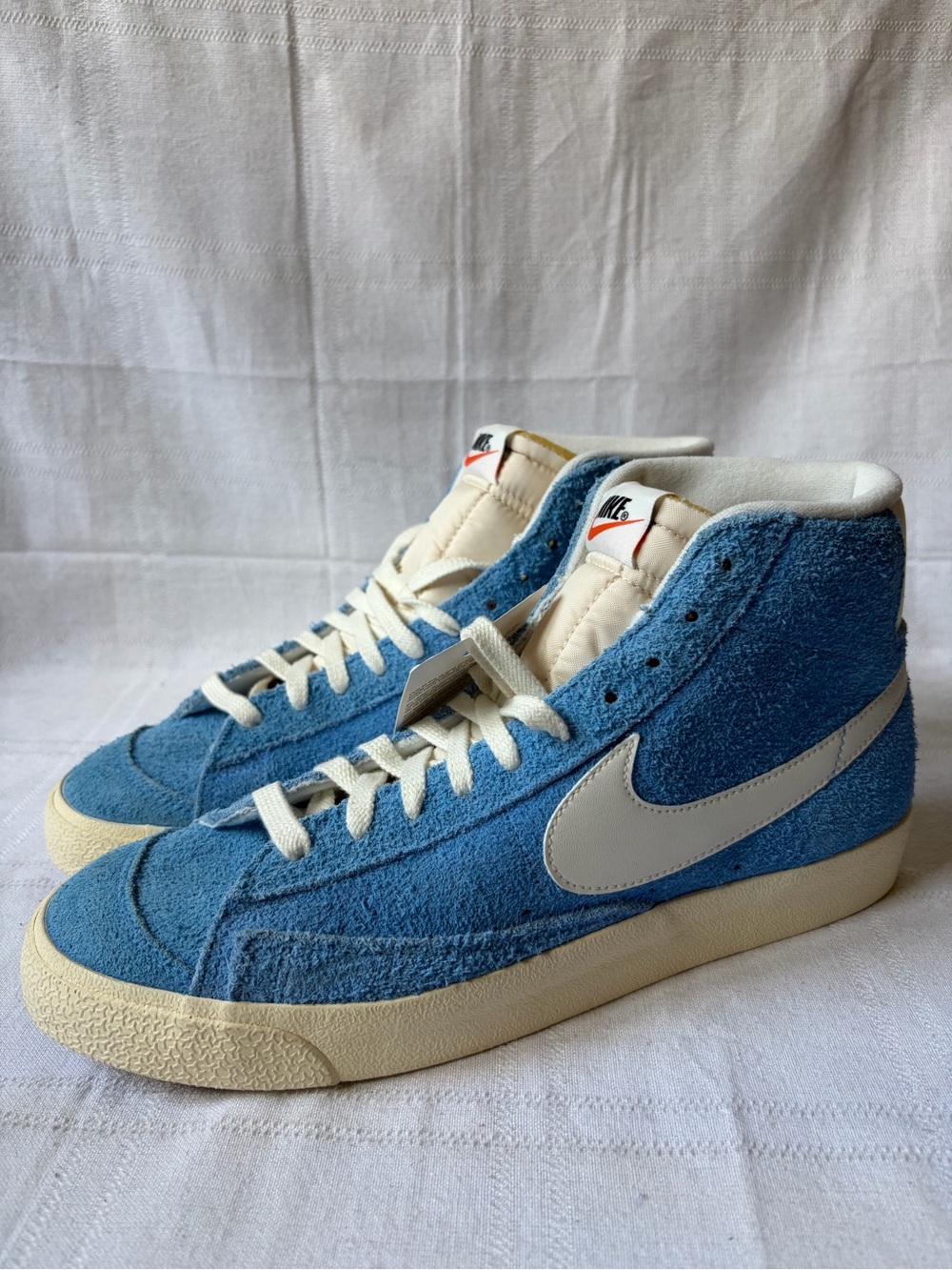 Nike Blazer Mid Premium University Blue Suede Sneakers Mens Size 11.5 HF3157-400
